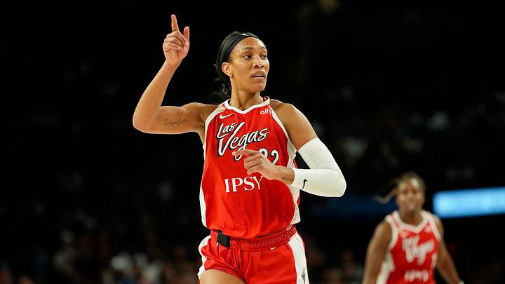 Las Vegas Aces center A'ja Wilson is a solid prop target on Aug. 11. Las Vegas Aces center A'ja Wilson is a solid prop target on Aug. 11.