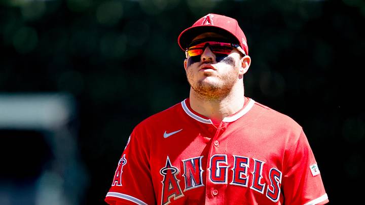 Los Angeles Angels center fielder Mike Trout Los Angeles Angels center fielder Mike Trout