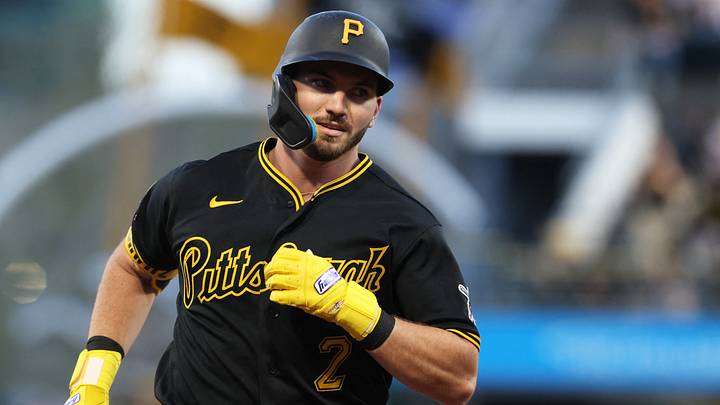 Apr 13, 2026; Pittsburgh, Pennsylvania, USA;  Pittsburgh Pirates first baseman Spencer Horwitz (2) circles the bases on a solo home run against the Washington Nationals during the third inning at PNC Park. Mandatory Credit: Charles LeClaire-Imagn Images