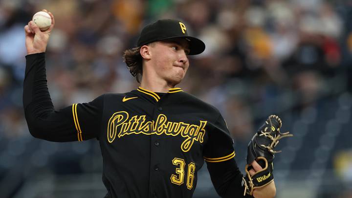 May 27, 2026; Pittsburgh, Pennsylvania, USA; Pittsburgh Pirates starting pitcher Bubba Chandler (36) delivers a pitch against the Chicago Cubs during the first inning at PNC Park. Mandatory Credit: Charles LeClaire-Imagn Images May 27, 2026; Pittsburgh, Pennsylvania, USA; Pittsburgh Pirates starting pitcher Bubba Chandler (36) delivers a pitch against the Chicago Cubs during the first inning at PNC Park. Mandatory Credit: Charles LeClaire-Imagn Images