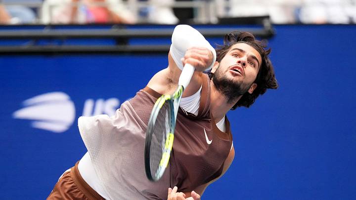 Carlos Alcaraz in action during his third round 2026 US Open match IMAGN IMAGES via Reuters/Robert Deutsch Carlos Alcaraz in action during his third round 2026 US Open match IMAGN IMAGES via Reuters/Robert Deutsch