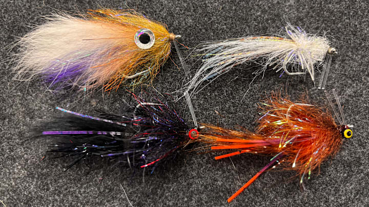 Wintertime Redfish flies popular in Charleston South Carolina can imitate minnows and shrimp that will stay in our estuaries as the water temperatures drop. Wintertime Redfish flies popular in Charleston South Carolina can imitate minnows and shrimp that will stay in our estuaries as the water temperatures drop.