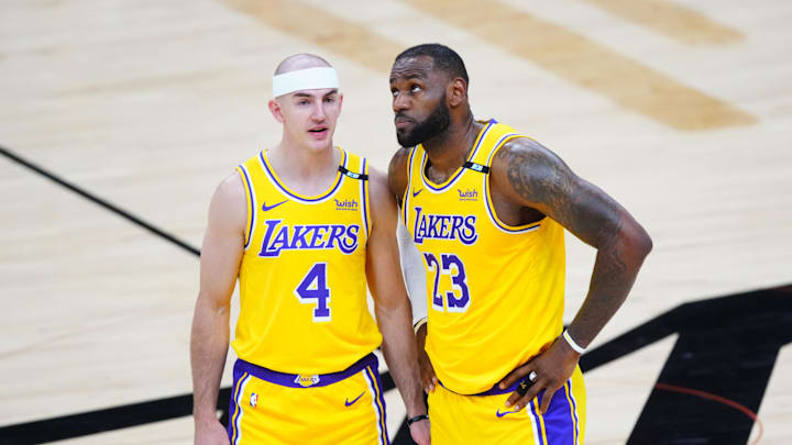Los Angeles Lakers, Alex Caruso, LeBron James