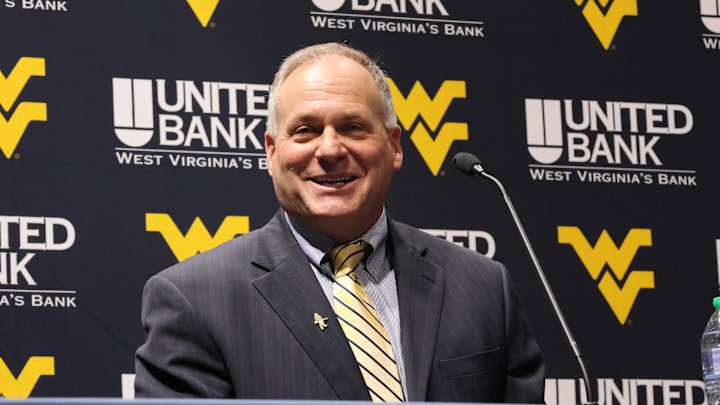 West Virginia University head coach Rich Rodriguez
