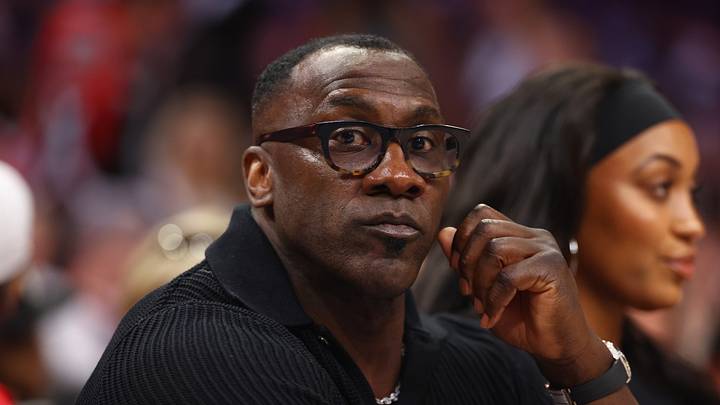 Jul 20, 2024; Phoenix, AZ, USA; Former NFL football player Shannon Sharpe in attendance of the WNBA All Star Game at Footprint Center. Mandatory Credit: Mark J. Rebilas-USA TODAY Sports