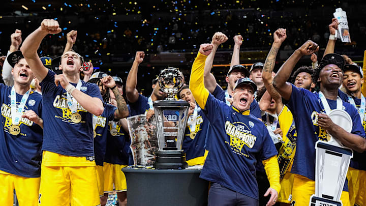 Michigan head coach Dusty May