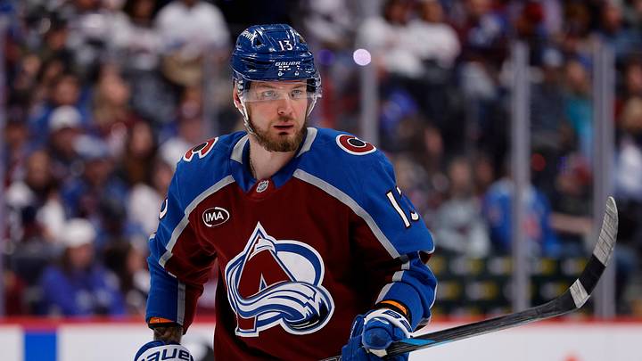 May 20, 2026; Denver, Colorado, USA; Colorado Avalanche right wing Valeri Nichushkin (13) during the second period against the Vegas Golden Knights in game one of the Western Conference Final of the 2026 Stanley Cup Playoffs at Ball Arena. Mandatory Credit: Isaiah J. Downing-Imagn Images