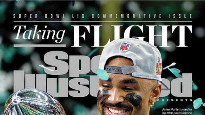 Sports Illustrated's Super Bowl commemorative issue from the Eagles' 2024 Super Bowl win.