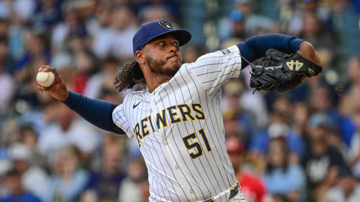 Milwaukee Brewers starting pitcher Freddy Peralta