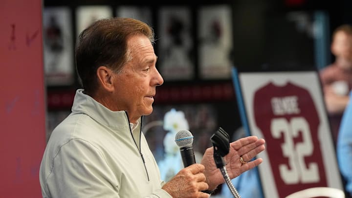 Nick Saban drops a tough prediction on his former school on College GameDay ahead of Week 2.