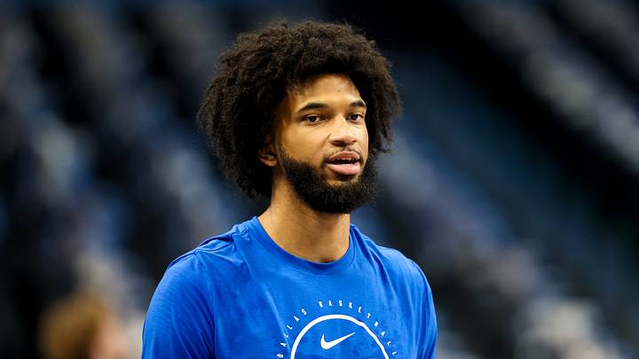 Mar 23, 2026; Dallas, Texas, USA;  Dallas Mavericks forward Marvin Bagley III (35) warms up before the game against the Golden State Warriors at American Airlines Center. Mandatory Credit: Kevin Jairaj-Imagn Images