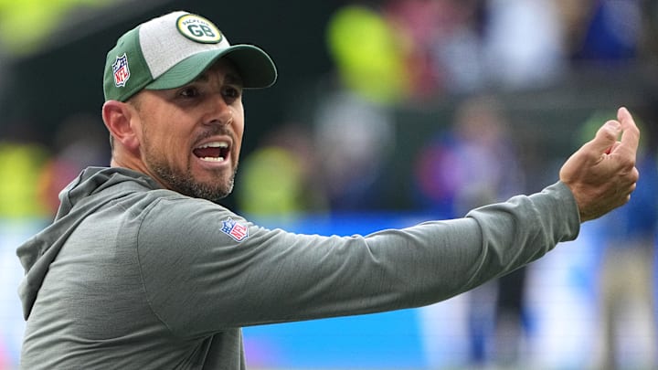 Green Bay Packers head coach Matt LaFleur