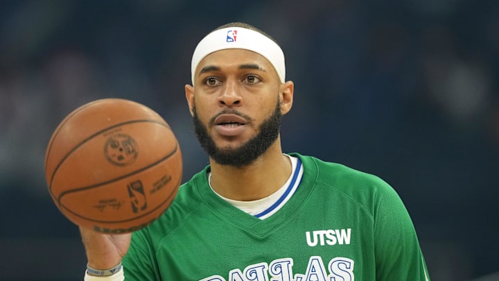 Dallas Mavericks forward Daniel Gafford (21) before the game against the Golden State Warriors at Chase Center. 