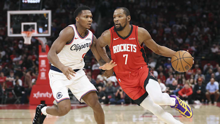 Houston Rockets forward Kevin Durant is a solid prop target on Wednesday.