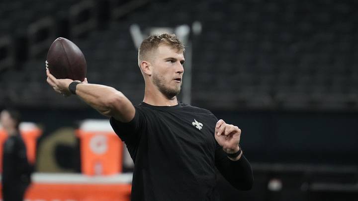 New Orleans Saints quarterback Tyler Shough
