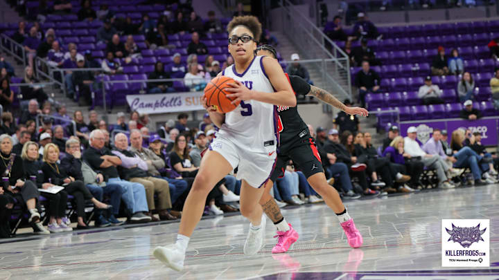 TCU women's basketball guard Olivia Miles earned big 12 Player of the Week honors for the fourth time this season. TCU women's basketball guard Olivia Miles earned big 12 Player of the Week honors for the fourth time this season.
