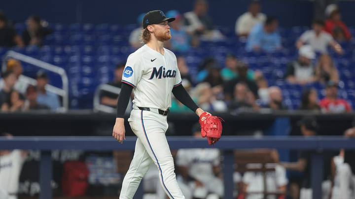 Max Meyer walks toward the pitching mound against the Seattle Mariners Credit: Sam Navarro-Imagn Images Max Meyer walks toward the pitching mound against the Seattle Mariners Credit: Sam Navarro-Imagn Images