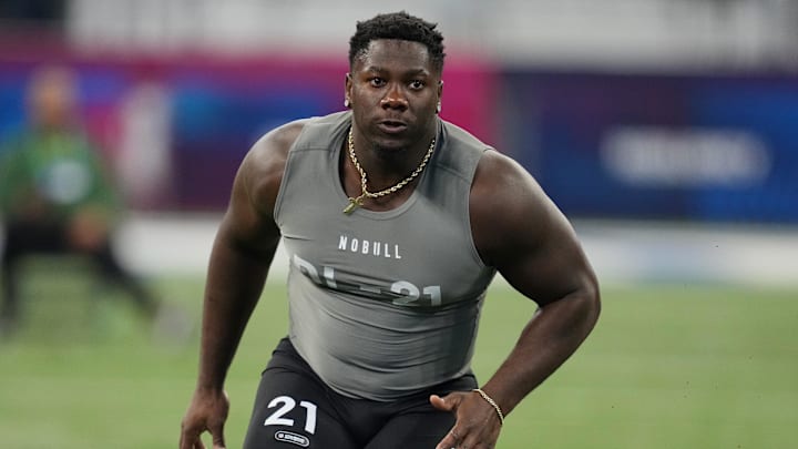 Feb 29, 2024; Indianapolis, IN, USA; Clemson defensive lineman Ruke Orhorhoro