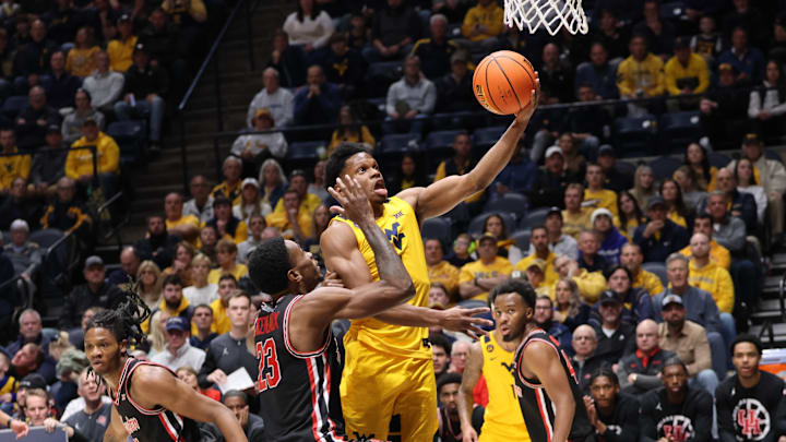 West Virginia University guard Joseph Yesufu West Virginia University guard Joseph Yesufu