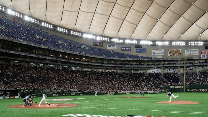 Hokkaido Nippon-Ham Fighters v Oakland Athletics - Preseason Game