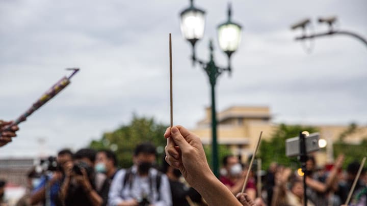 Anti-Government Protests In Bangkok Amid The Coronavirus Pandemic
