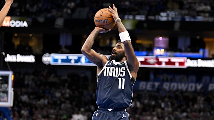 Dallas Mavericks guard Kyrie Irving is a great prop target on Sunday.