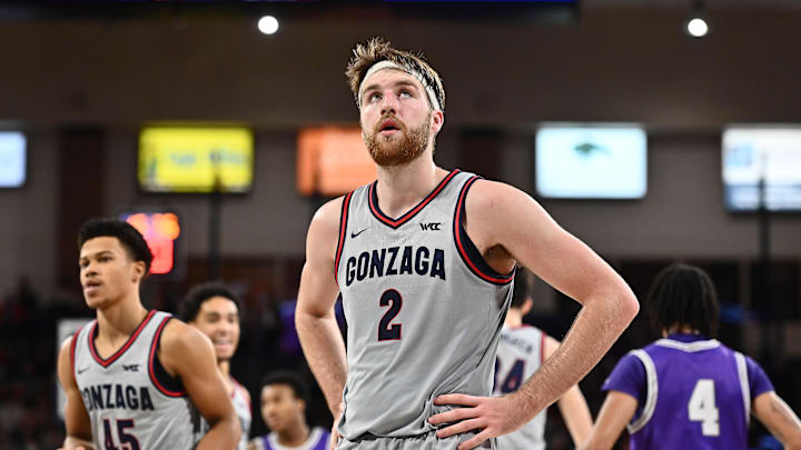 Gonzaga Bulldogs forward Drew Timme.