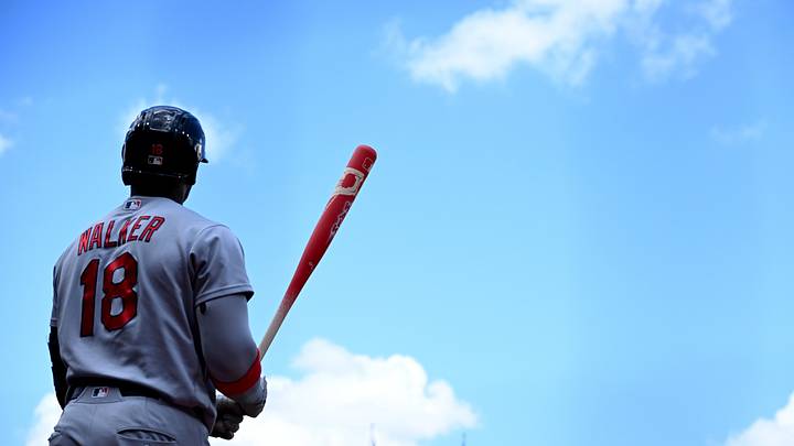 Aug 23, 2026; Philadelphia, Pennsylvania, USA; St. Louis Cardinals right fielder Jordan Walker (18) on deck during the first inning against the Philadelphia Phillies at Citizens Bank Park. Mandatory Credit: Eric Hartline-Imagn Images Aug 23, 2026; Philadelphia, Pennsylvania, USA; St. Louis Cardinals right fielder Jordan Walker (18) on deck during the first inning against the Philadelphia Phillies at Citizens Bank Park. Mandatory Credit: Eric Hartline-Imagn Images