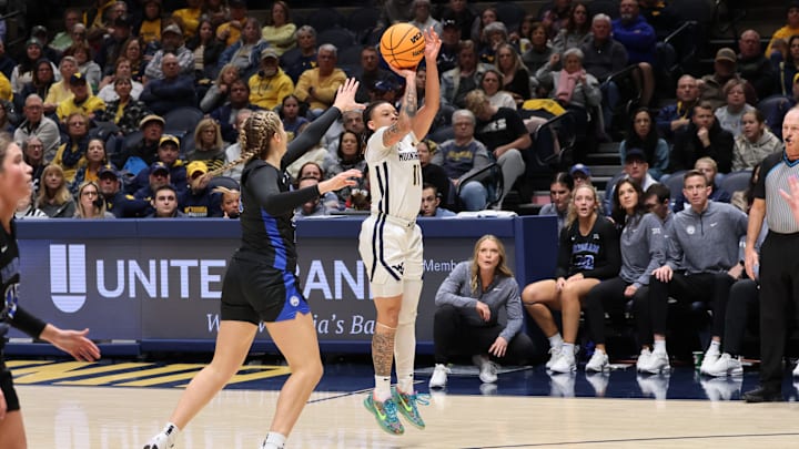 West Virginia University guard JJ Quinerly West Virginia University guard JJ Quinerly
