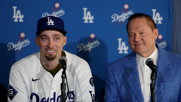 Los Angeles Dodgers Introduce Blake Snell