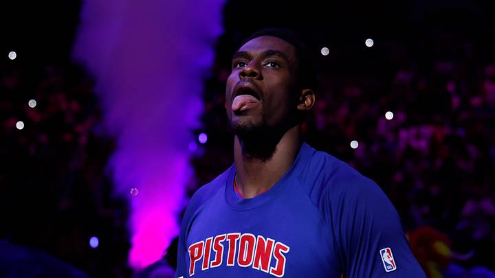 May 17, 2026; Detroit, Michigan, USA; Detroit Pistons center Jalen Duren (0) reacts before game seven of the second round of the 2026 NBA Playoffs against the Cleveland Cavaliers at Little Caesars Arena. Mandatory Credit: Rick Osentoski-Imagn Images May 17, 2026; Detroit, Michigan, USA; Detroit Pistons center Jalen Duren (0) reacts before game seven of the second round of the 2026 NBA Playoffs against the Cleveland Cavaliers at Little Caesars Arena. Mandatory Credit: Rick Osentoski-Imagn Images