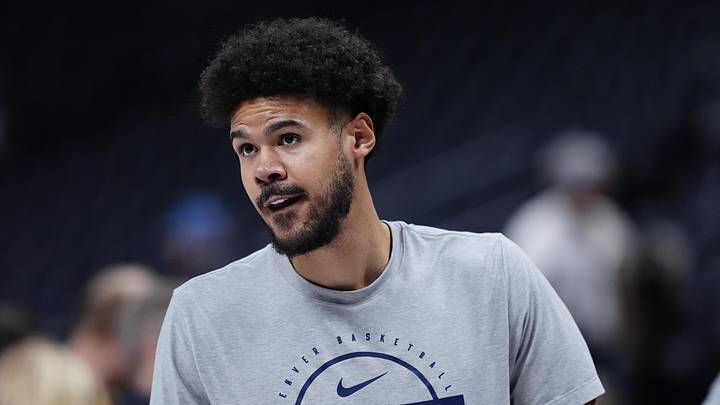 Mar 6, 2026; Denver, Colorado, USA; Denver Nuggets forward Cameron Johnson (23) warms up before the game against the New York Knicks at Ball Arena. Mandatory Credit: Ron Chenoy-Imagn Images Mar 6, 2026; Denver, Colorado, USA; Denver Nuggets forward Cameron Johnson (23) warms up before the game against the New York Knicks at Ball Arena. Mandatory Credit: Ron Chenoy-Imagn Images