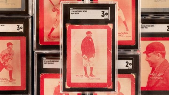 1914 Baltimore News Babe Ruth SGC 3 1914 Baltimore News Babe Ruth SGC 3