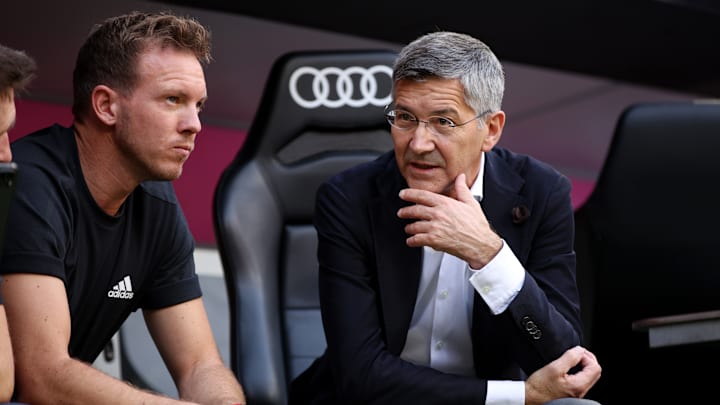 Herbert Hainer mit Julian Nagelsmann Herbert Hainer mit Julian Nagelsmann