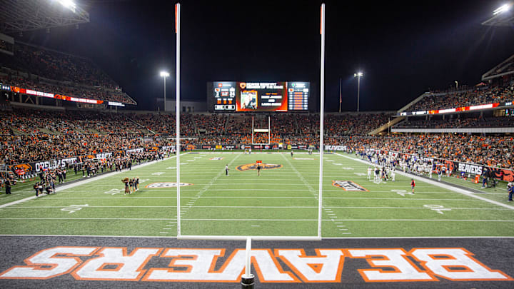 Oregon State hosts California for the season opener at Reser Stadium on Saturday, Aug. 30, 2025, in Corvallis, Ore.