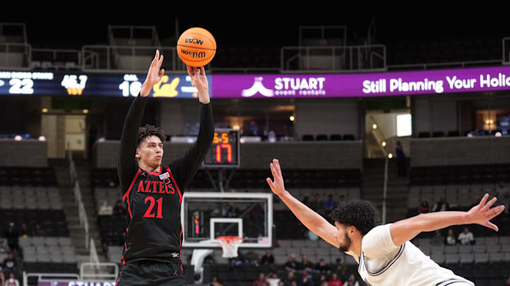 San Diego State Aztecs guard Miles Byrd. 
