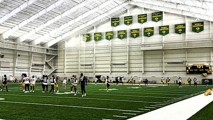 The view from the Don Hutson Center on Friday.