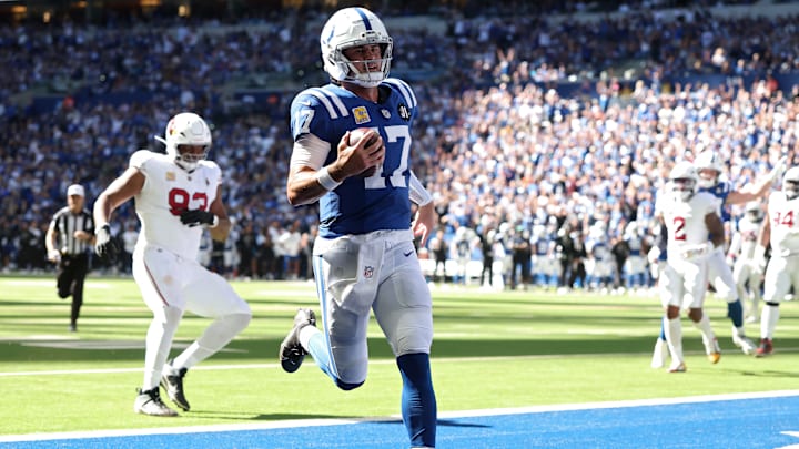 Daniel Jones of the Indianapolis Colts