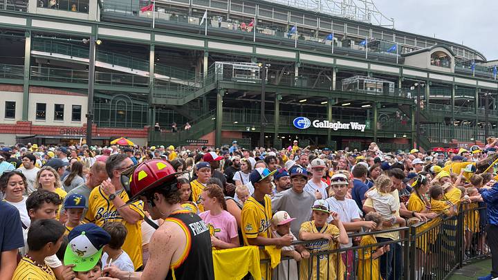 A typical turnout for regular season Banana Ball game, imagine the madness of playoffs and championship game! A typical turnout for regular season Banana Ball game, imagine the madness of playoffs and championship game!