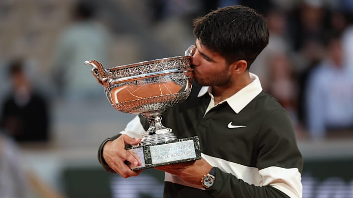 Carlos Alcaraz represented Nike at the 2025 French Open.