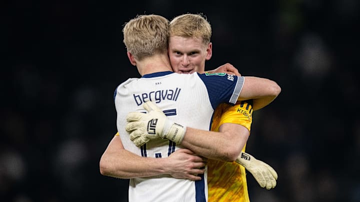 Lucas Bergvall and Antonin Kinsky - match winners at either end of the pitch 