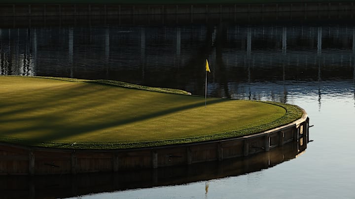 A view of the 17th green on the Stadium Course at TPC Sawgrass, home of The Players Championship