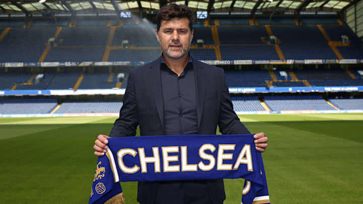 Mauricio Pochettino wurde am Freitag als neuer Trainer des FC Chelsea vorgestellt. Mauricio Pochettino wurde am Freitag als neuer Trainer des FC Chelsea vorgestellt.