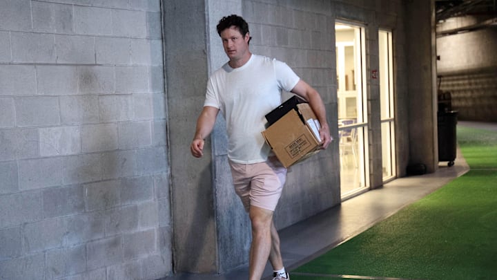 Gerrit Cole arrives at spring training.