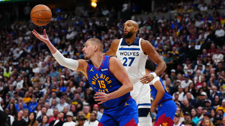Minnesota Timberwolves center Rudy Gobert shut down Denver Nuggets center Nikola Jokic in Game 2, hours after being snubbed for NBA Defensive Player of the Year.