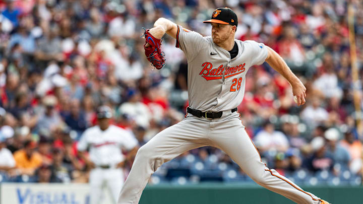 Baltimore Orioles pitcher Trevor Rogers
