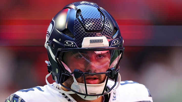 Sam Howell with the Seattle Seahawks Sam Howell with the Seattle Seahawks