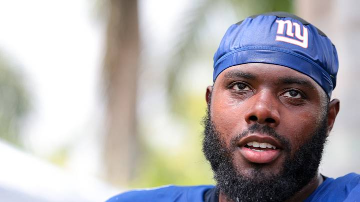 New York Giants offensive tackle Andrew Thomas New York Giants offensive tackle Andrew Thomas