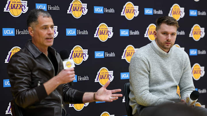 Los Angeles Lakers Introduce Luka Doncic, Maxi Kleber & Markieff Morris