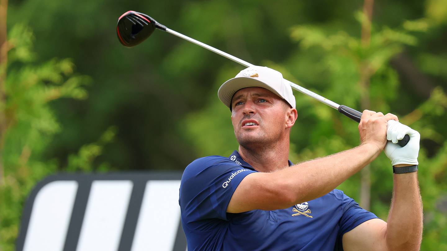 Bryson DeChambeau, Mikayla Demaiter Hold Hands During White House Outing With Trump